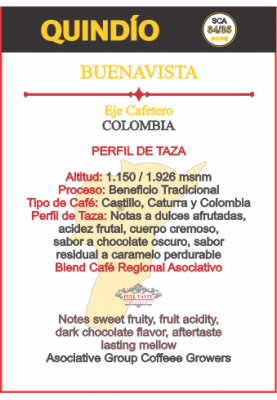 FT SPECIALTY COFFEE RAW - Origin Buenavista